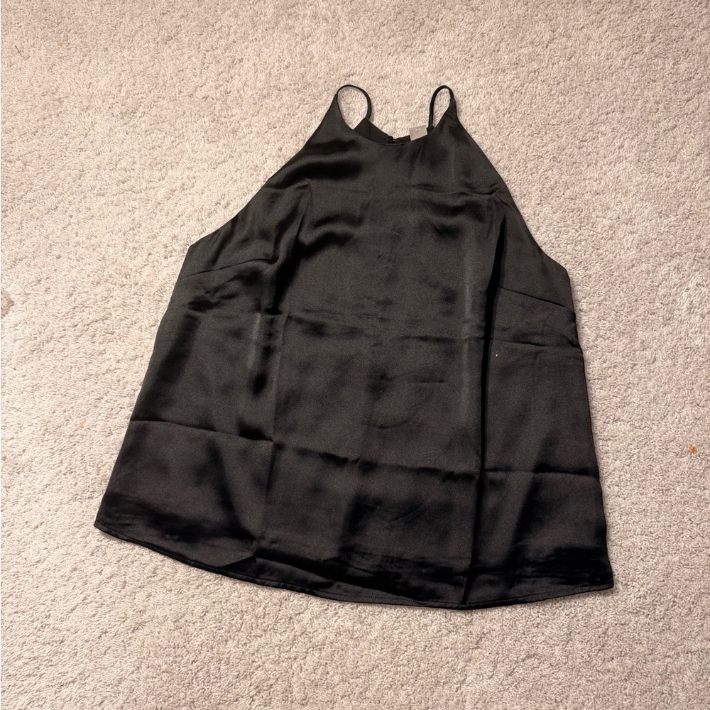 H&M Cami Black Silk top Size L - Picture 5 of 8